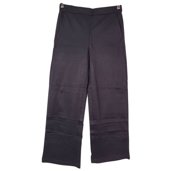 Gloria Vanderbilt Women Black Cropped Ponte Pants With Tummy Control Panel Small - Picture 1 of 15